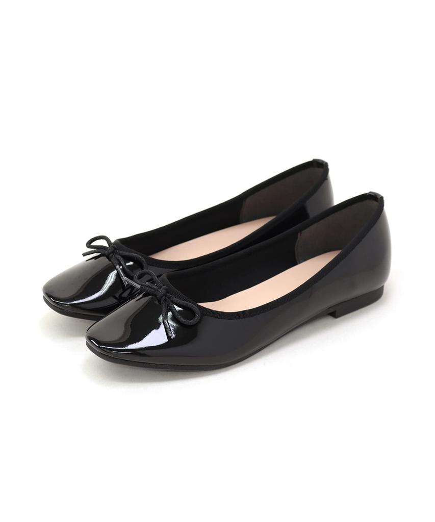 Sesto Waterproof Ballet Rain Rain Size Women's Flats, Shoes, Pumps, 24.5cm, Black, ZWP2500-BLKE-245