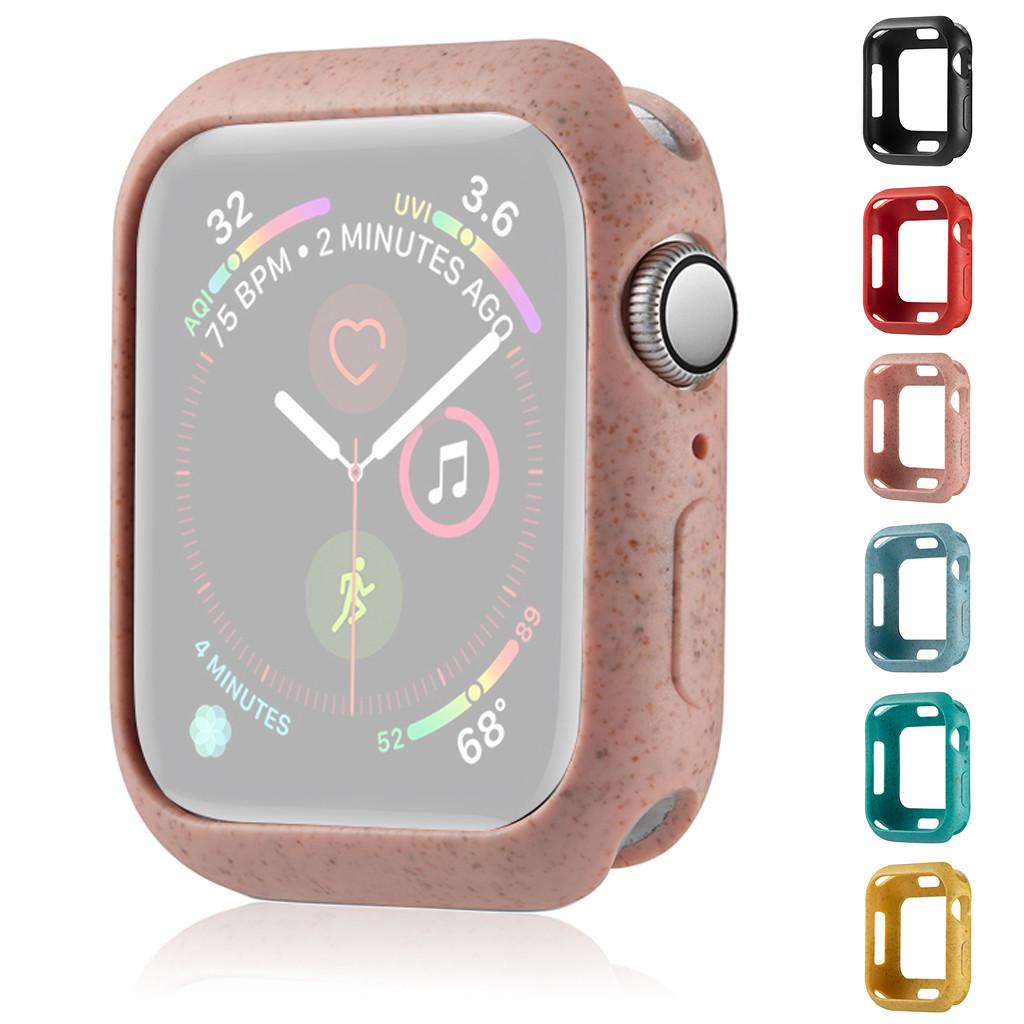 

Ultra Thin Fiber Cases Protective Bumper Full cover For For iWatch 4 44mm