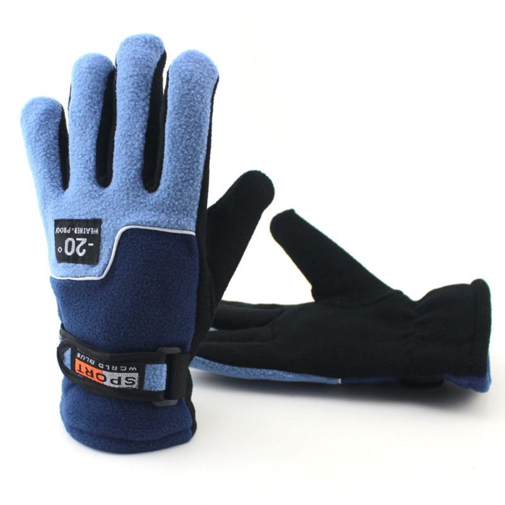Thickened Autumn Winter Gloves Windproof Warm Mitten New Riding Cycling Skiing Gloves Outdoor
