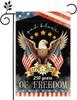 250 Anniversary USA Patriotic Ag We The Peolple God Bless Memorial Day Garden Ag 12x18 Inch Double Sided American 4th of GGO