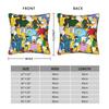 S-Simpsons Characters Group Portrait Pillow Cover Custom Cushion Cover Retro Trendy Pillow Case For Living Room Chair