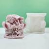 3d Candle Silicone Mold, Sculpture Candle Mold for Candle Resin Craft Gypsum Ornament Home Decorations