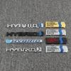 3D Metal HYBRID Logo Rear Trunk Emblem Badge Side Fender Sticker Decals For Prius Rav4 Camry Prius Crown Auris TRD