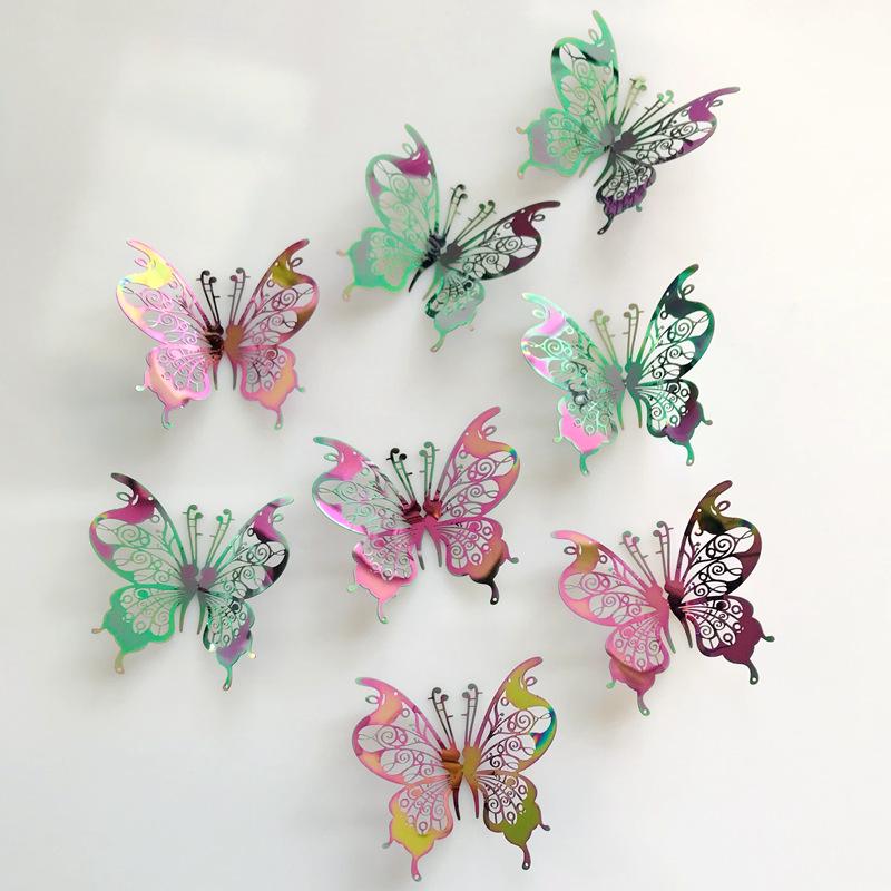Colorful Metal Butterfly Hanging Decoration for Kindergarten, Mall, Jewelry Store, or Pastoral Corridor