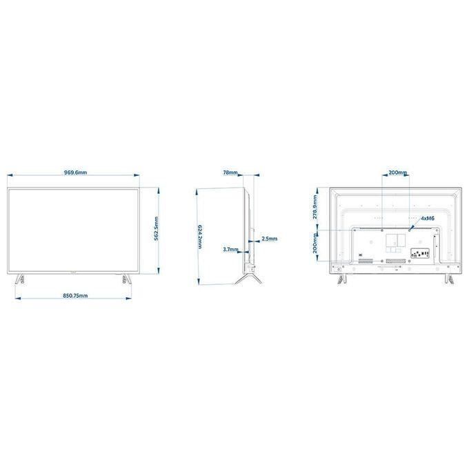 PHILIPS Téléviseur Professionnel 43 43HFL5114-12 FHD