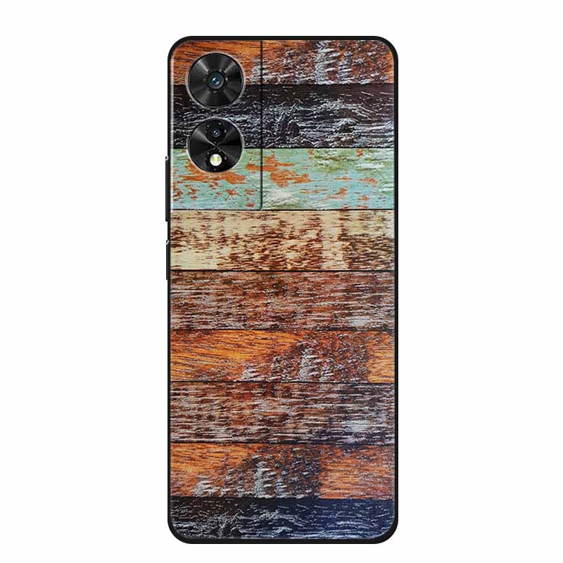 For TCL 505 Case Cartoon Pattern Black Silicone Luxury Phone Cases for TCL 505 Shockproof Soft Covers for TCL 505 TPU Funda Capa