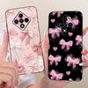 For Infinix Zero 8 8i X687 X687B Cute Flower Butterfly Cat Painted Case For Infinix Zero8 Zero8i Black Silicone Soft Phone Cases
