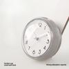 Mini Suction Cup Wall Clock Bathroom Glass Anti Fog Waterproof Clock Kitchen Bathroom Wall Suction Clock Quartz Clock