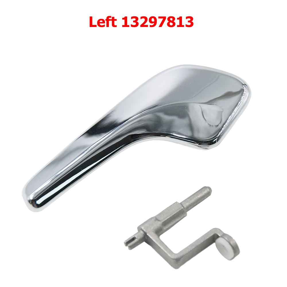 Aluminum Plated Plastic Stainless Interior Door Handle For Opel Corsa D 2006-2014 13297814 13297813 Left Right Doors