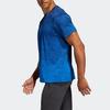 Adidas Gradient Training Tee Men Tops Blue FL4369