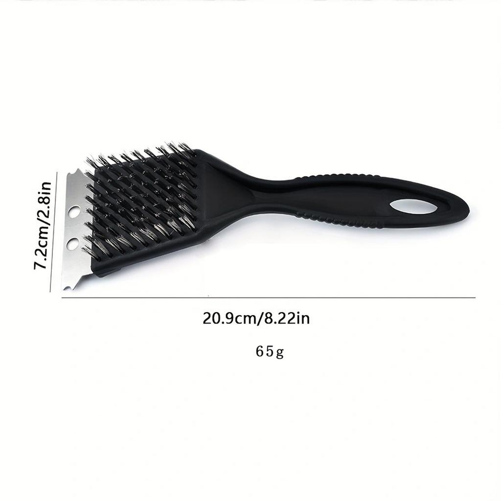 1PC Multi functional barbecue brush, stainless steel barbecue wire brush, grill cleaning brush