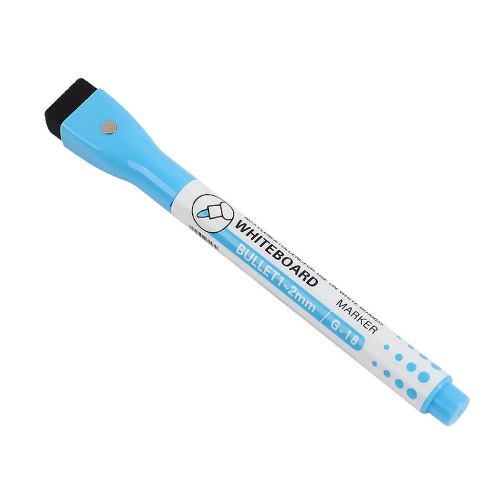1PC/8PCS Magnetic Whiteboard Markers Erasable Liquid Chalk Markers with Eraser Water-base Ink Quick Drying Office Supplies