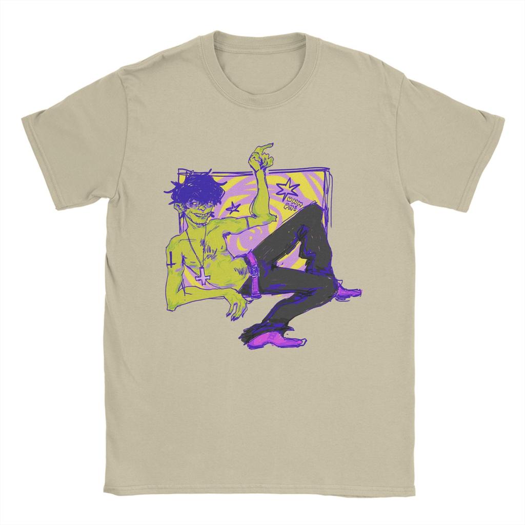 Neuheit Murdoc gorillaz T-Shirt für Herren Rundhals 100% Baumwoll-T-Shirt Kurzarm T-Shirt Neuankömmling Tops
