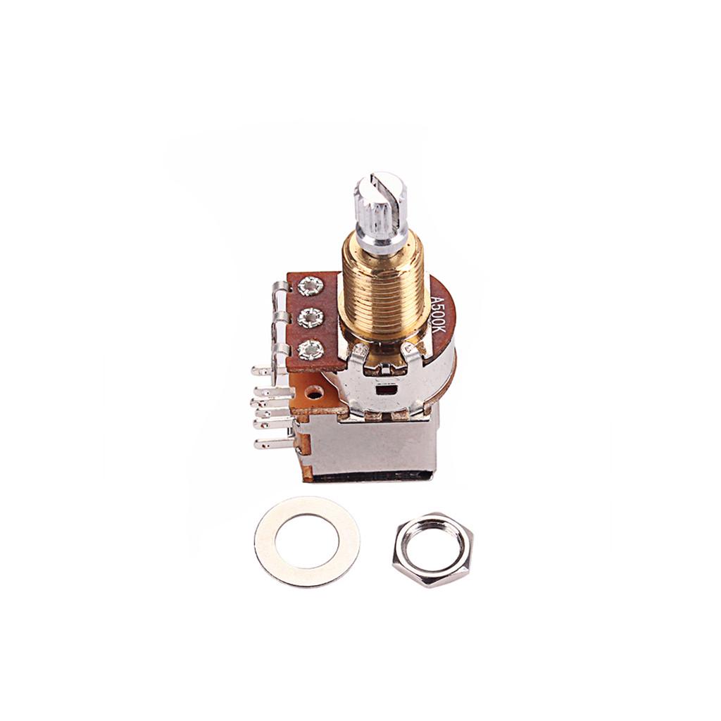 

Потенциометр переключающего потенциометра Sagit Alinkov Push-Push DPDT B500K. Длинный вал 28 мм POT12