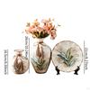Ceramic Flower Vase Set Floral Arrangement Boho Unique Display Plant Holder for Home Bookshelf