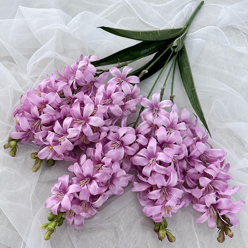 Hyacinth Flower Artificial Wedding Hotel Restaurant Decoration Ornament Desktop