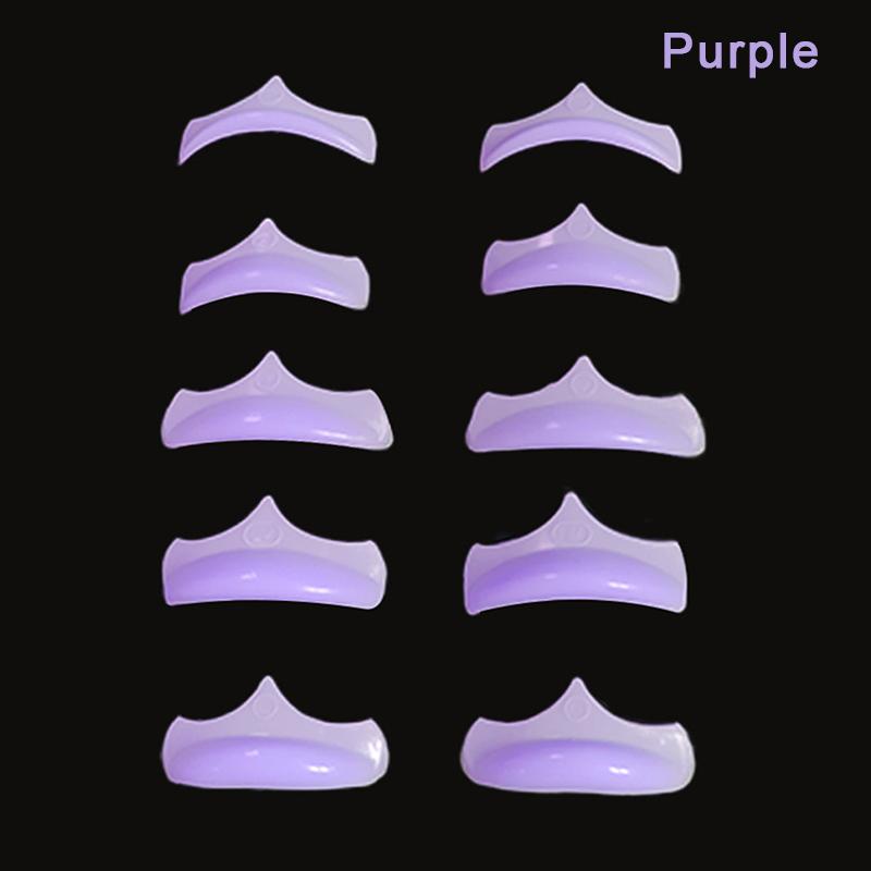 5 Pairs Silicone Eyelash Perming Pad Lashes Rods Shield Lifting 3D Eyelash Curler Grafting Tool Eyelash Applicator Accessories