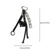 Yogodlns Bag Keyring Braided Women with Spring Rope Red Heart Hanging Decorations Bag Charm Luxury Gift