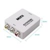 HDTV to AV Converter Box: White Series HDMI/VGA/AV Connector for Game Console to TV