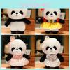 Sweet Cute Lolita Dress Panda Plush Toys Cartoon Girls Birthday Dolls Gifts