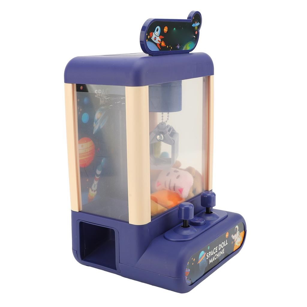 Kids Claw Machine Improve Eye Hand Coordination Interactive 10 Dolls and 10 Capsules Doll Grabber