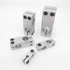 Pillar fixing clamp vertical fixed diameter fastening aluminum alloy optical axis cross block steel pipe fixing bracket connecti