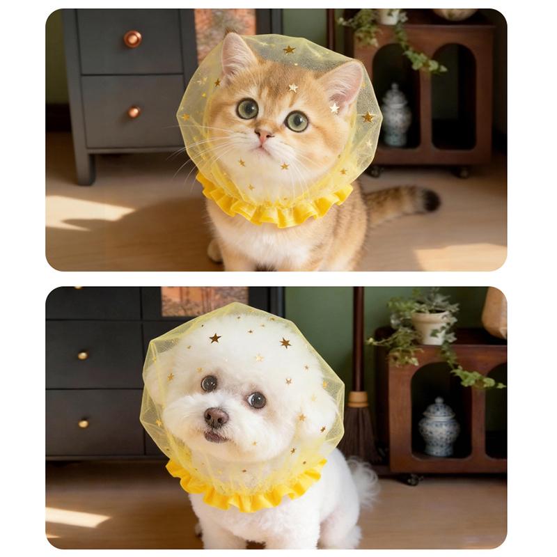 Breathable Pet Mesh Headgear for Dogs Portable Anti-Stray and Eating Prevention
