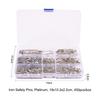 450pcs Safety Pins Decorative Large Practical Stainless Steel Safety Clasps Pin for Jewelry Making
