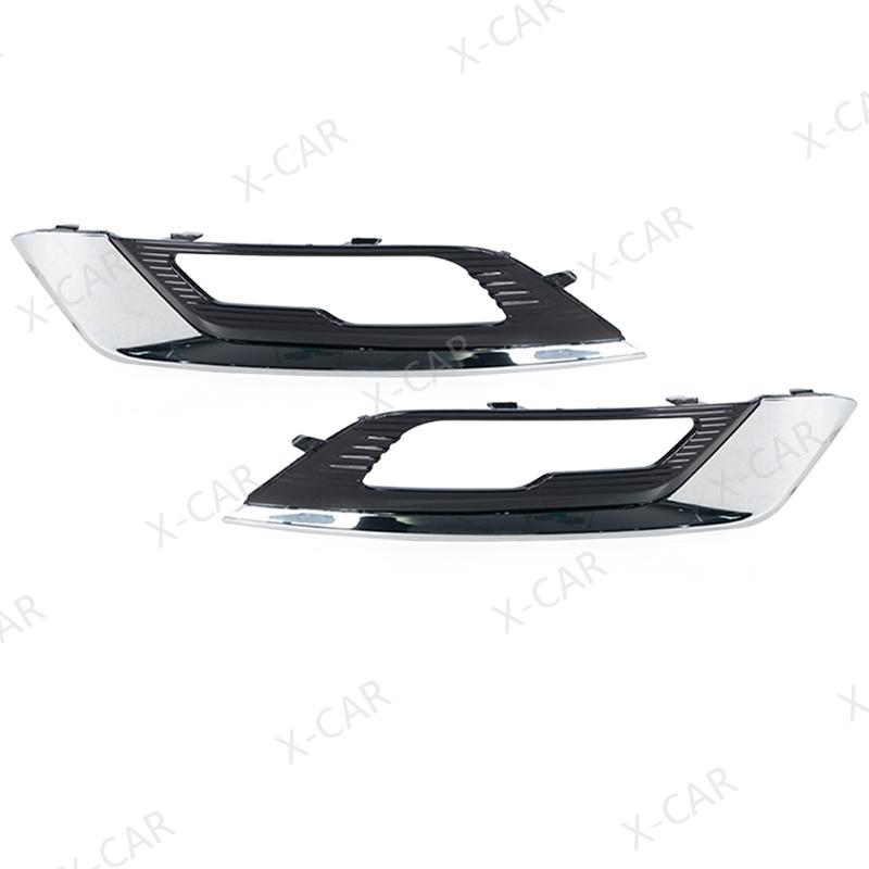 For Ford Fusion 2017 2018 Front Bumper DRL Daytime Light Fog Lamp Trim Cover Frame Grille Cap Hood