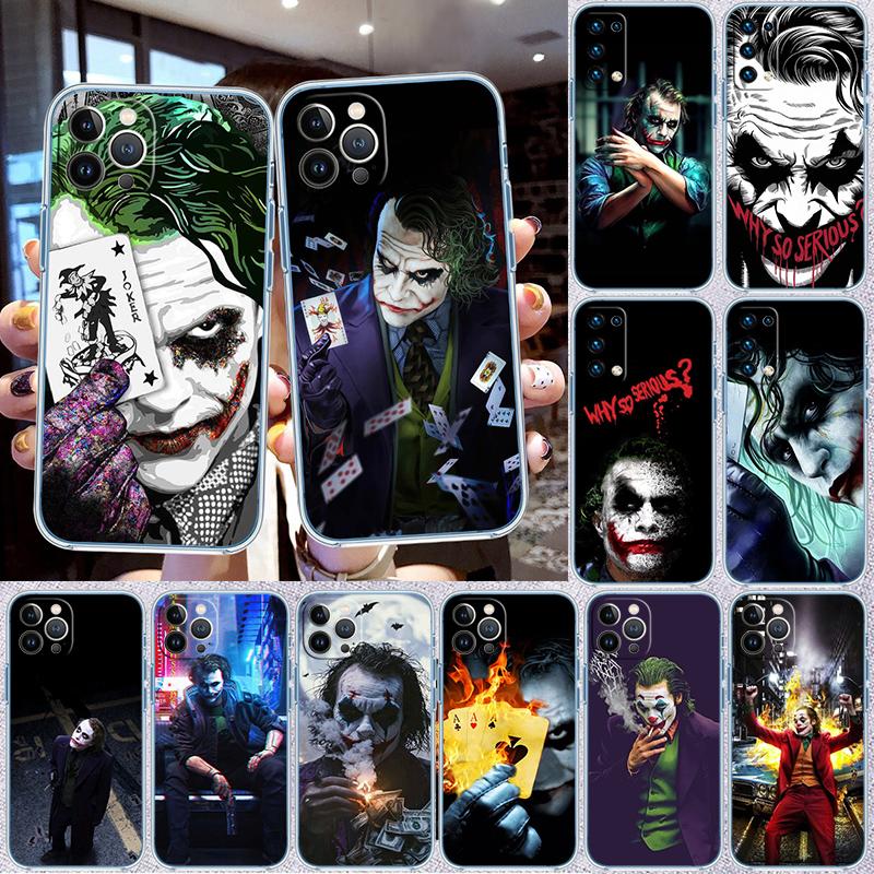 Joker Art Transparent Phone Case for Motorola Moto Edge 20 30 40 50 S30 Fusion Ultra Pro Neo Lite + G200 G23