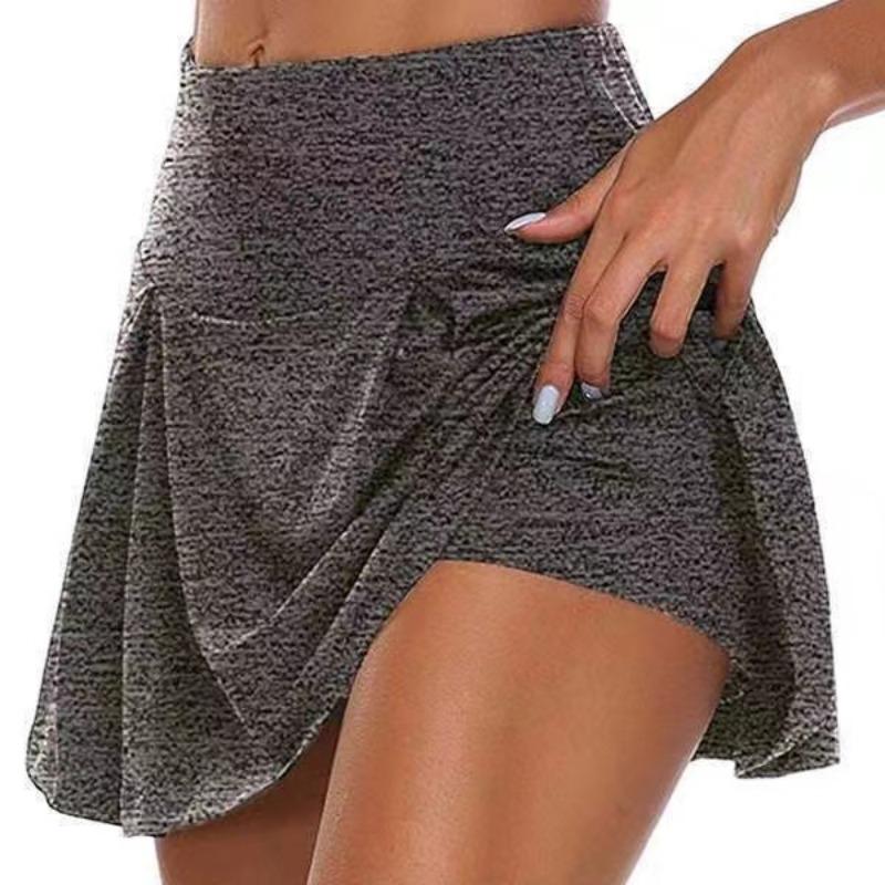 13Colors Women Fashion Mini Skirt High Waist Short Skirt Sports Fitness Yoga Shorts 1 Pc