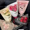 10 Pieces Waterproof Bouquet Wrapping Bags Transparent Flower Arrangement Bags  Home Decoration