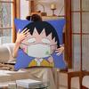 C-Chibimaruko Chan Cushion Cover Pillowcase Upholstery Sofa Throw Pillow Home Decor Pillowcas