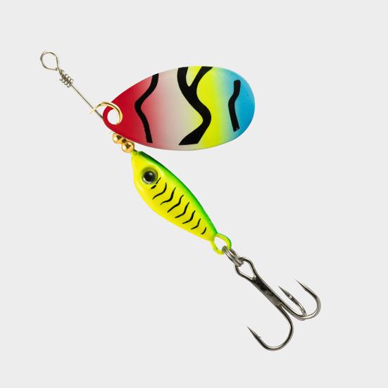 5Pcs 7.5CM/9G Fishing Lure with Metal Spinner Blade Hook Rotating Sequin Spoon Spinnerbait Bionic Bait Bass Pike Walleye Fishing Accessories