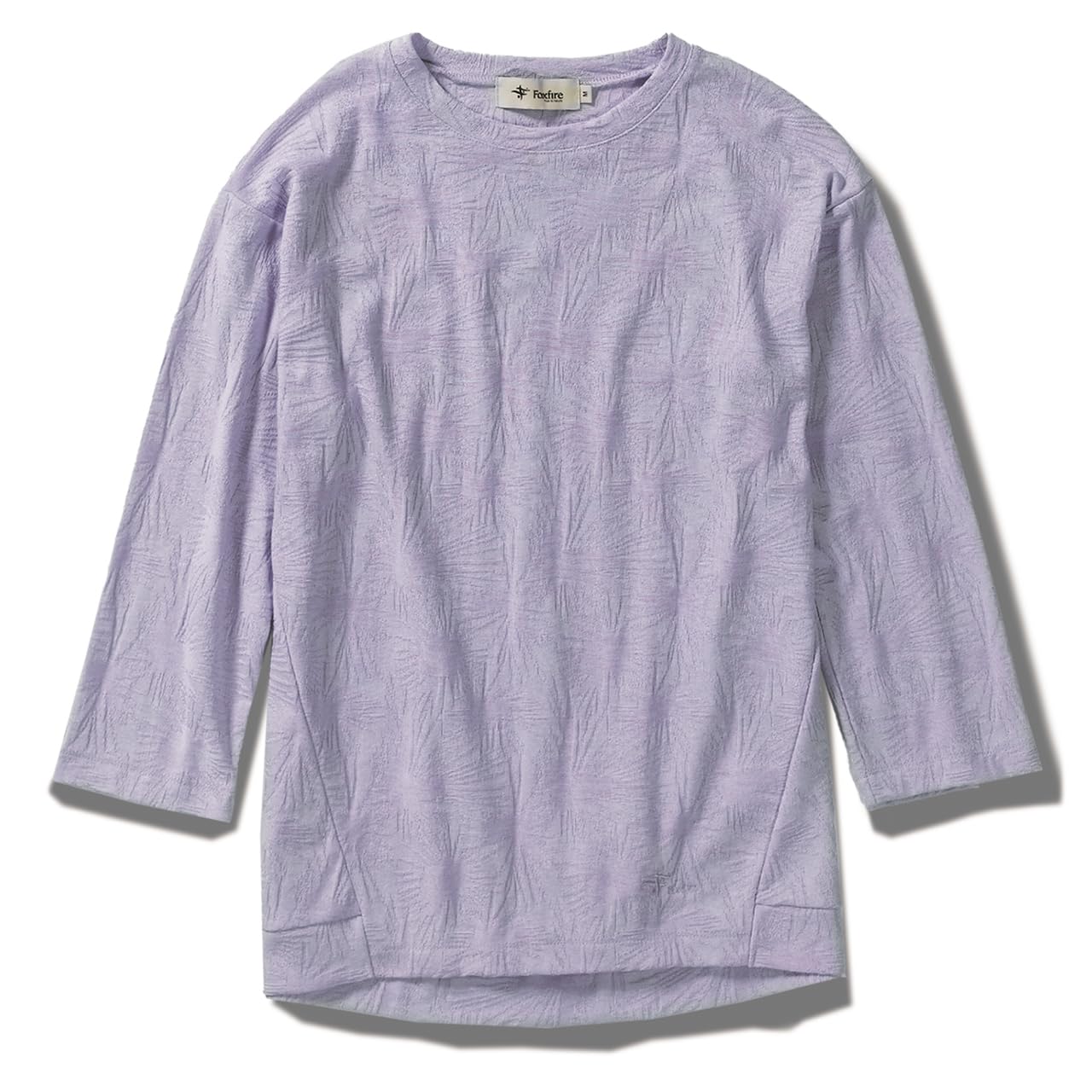 

Foxfire TS Leaf Jacquard Crew Size Shirt, 7/S, Women s, Lavender, 8215411, Moisture-Wicking, Quick-Drying