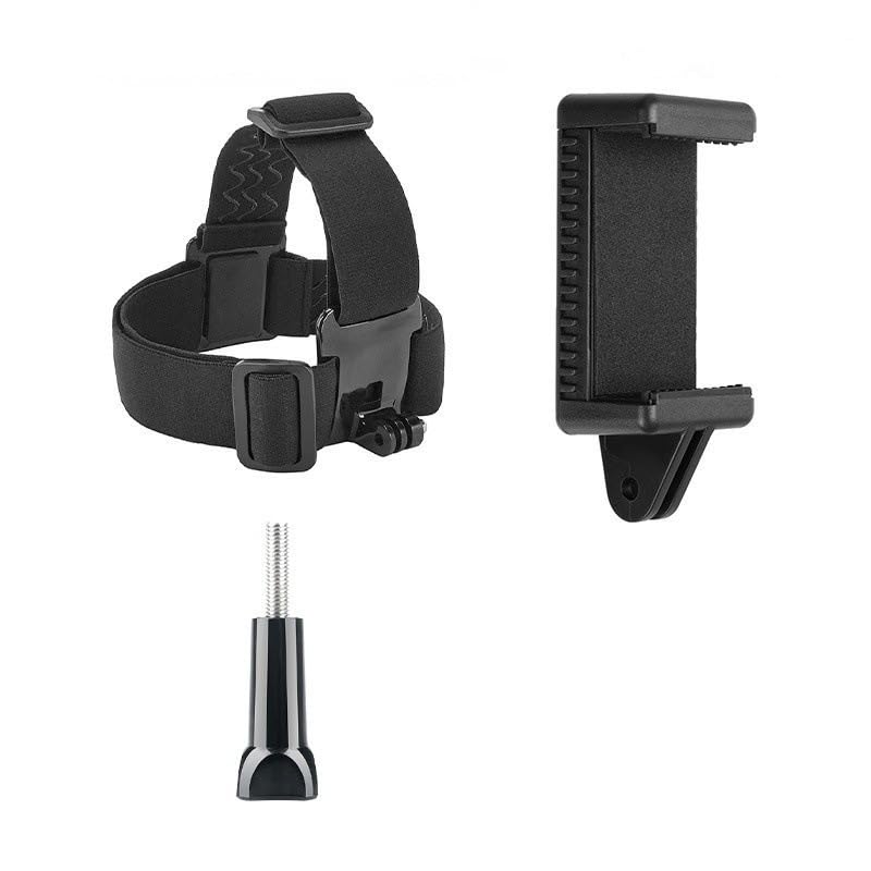 himsyuden Smartphone Camera Chest Mount Head Mount compatible with action for video live vertical and horizontal ideal for and video Stand, & (2-piece