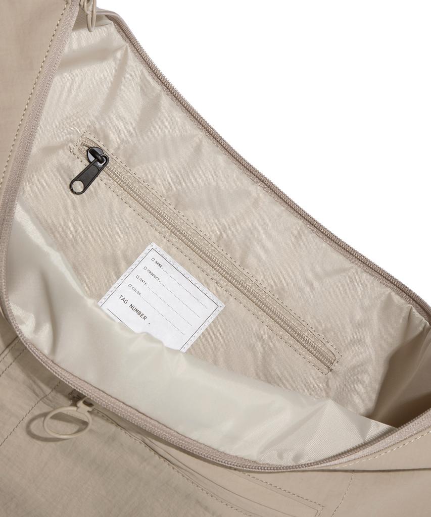 Covernat City Flow Hobo Bag Beige