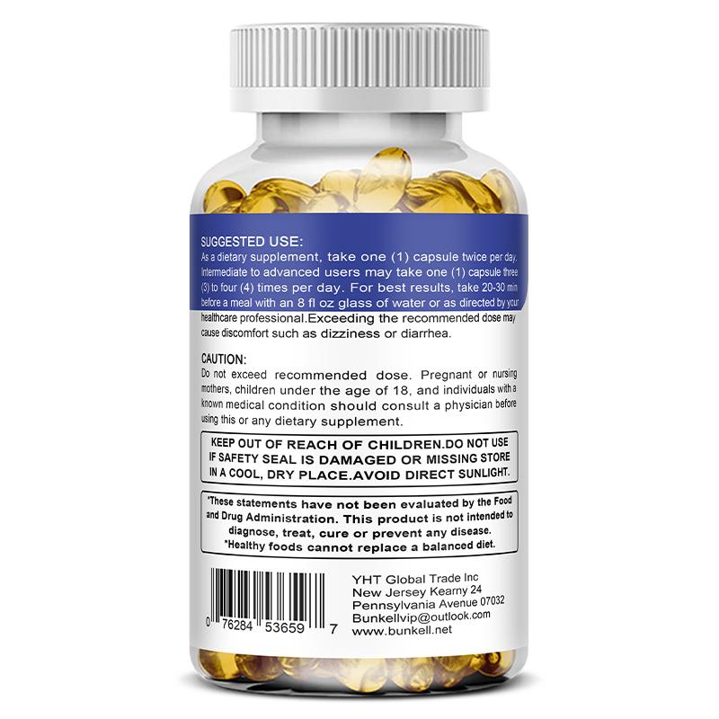 Bunkell Magnesium Komplex Kapseln, Magnesiumglycinat - 120 Stück