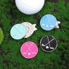 Metal 1inch Golf Balls Marker Hat Clip Golf Balls Marker Golf Gift Assorted Pattern Metal Hat Clip Magnetic Golf Marker