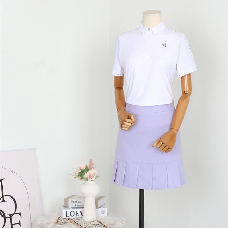 Shop Women S Golf Pleated Skirt Black nS wSk 0937