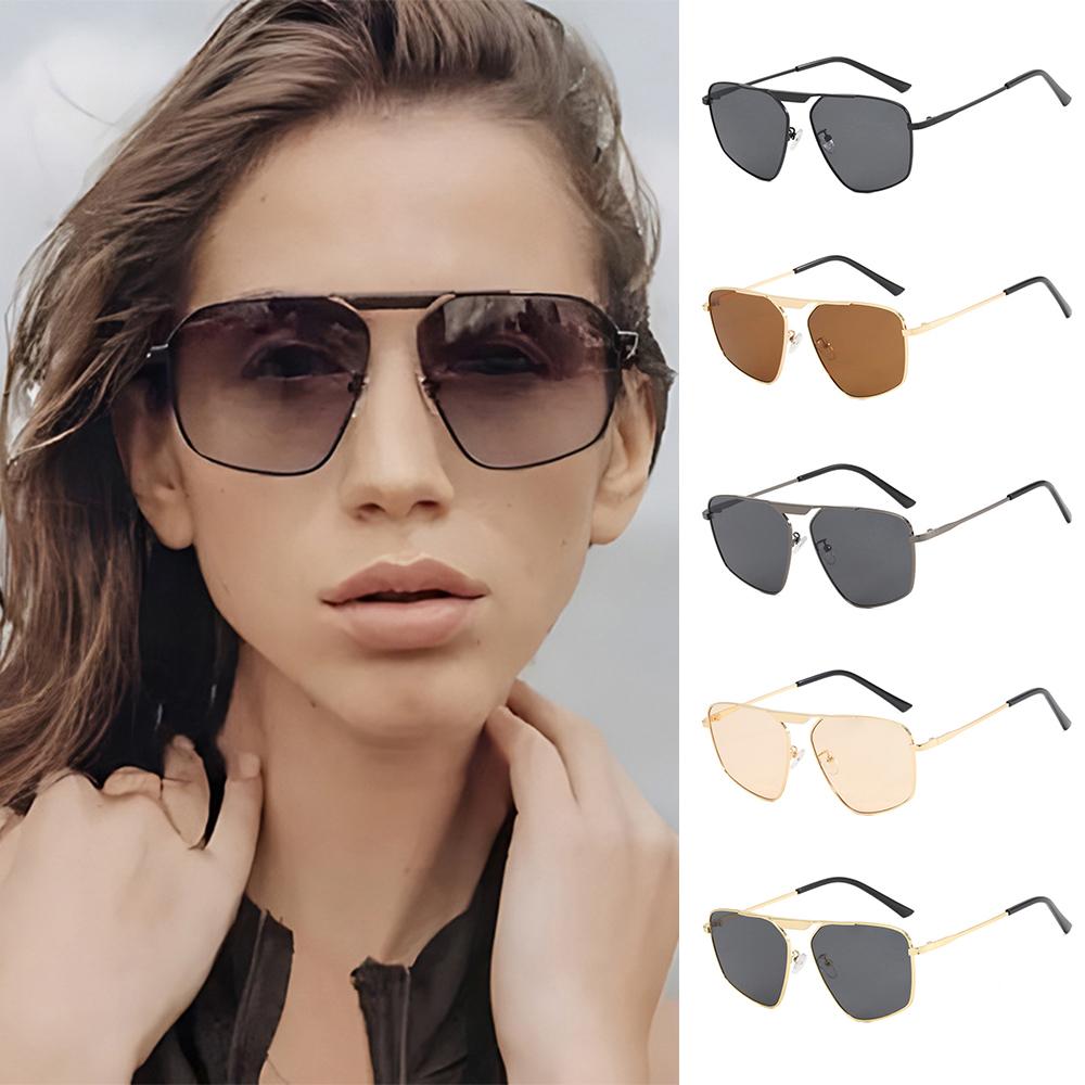 Irregular Women's Sun Glasses Large Frame Driving Beach Shades  for Women & Men
