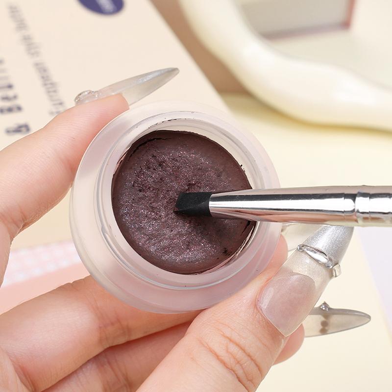 Black Silicone Eyeliner Brush Blade Multi-Purpose Eyebrow Lipstick Brushes Easy To Use Nail Painting Pen Eyes Shaping Makeup