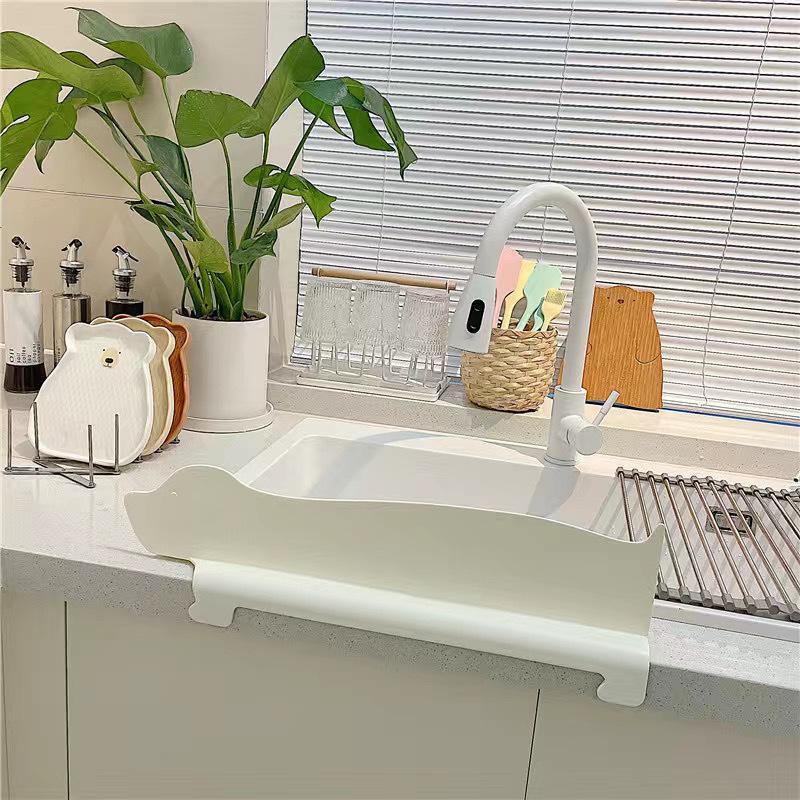 

Милый брызговик для кухонной мойки в форме собаки, силиконовый ограничитель брызг для кухонной мойки, практичный кухонный аксессуар белый
