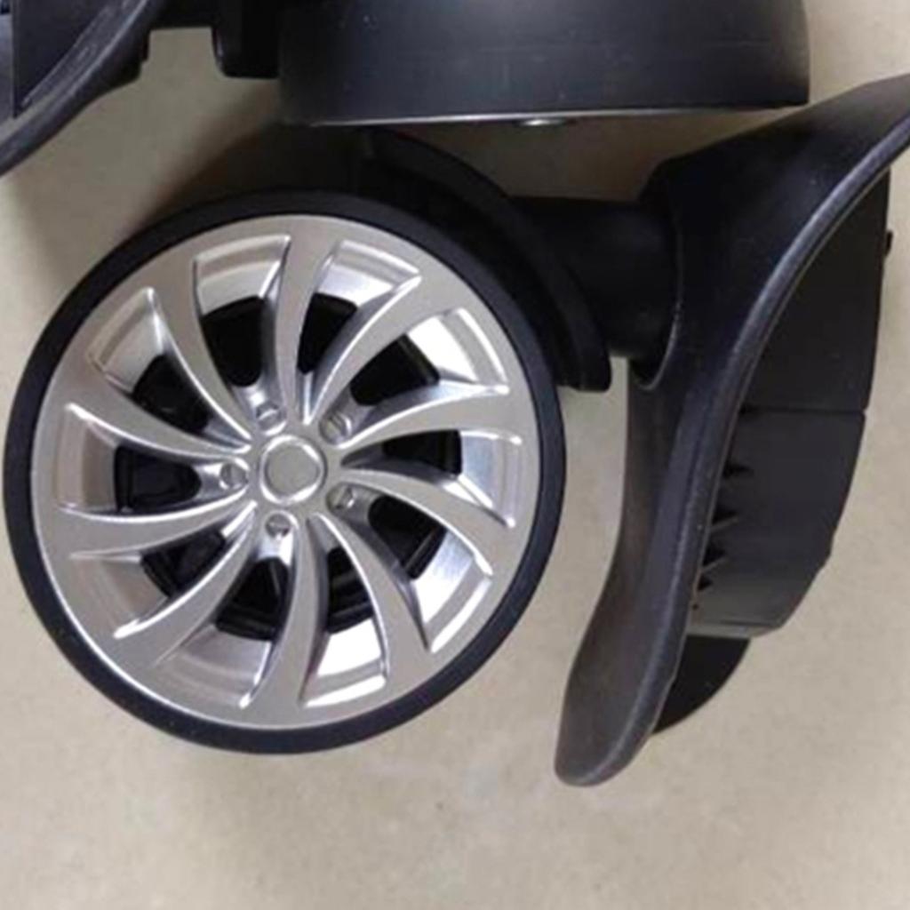 A57 Trolley Case Luggage Wheels Luggage Swivel Left and Right Wheels DIY Suitcase Replacement Parts for Most Suitcases