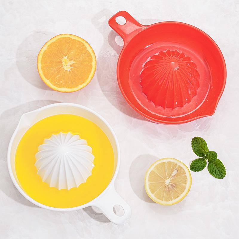 1PC Manual Lemon Juicer 2 In 1 Manual Juicing Tool Double Layer Separation Juicer Portable Get Fresh Juice Kitchen Accessories