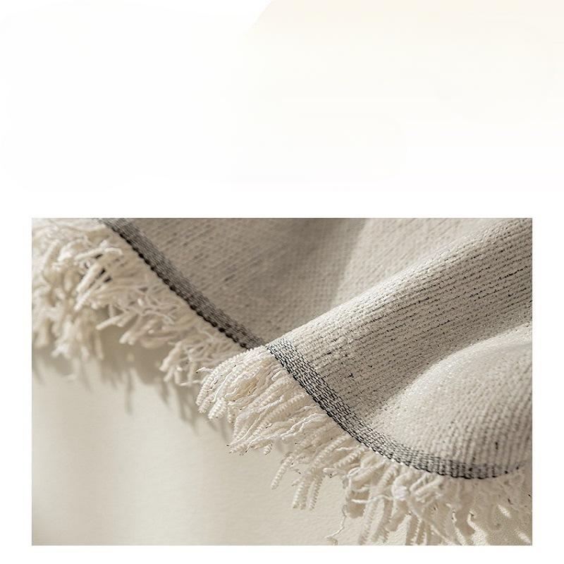 Moderner cremefarbener Stil, staubdichter Sofabezug, Handtuch, Sofakissen, Sofabezug, All-Inclusive, universelle Vier-Jahreszeiten-Universal-Chenille-Decke