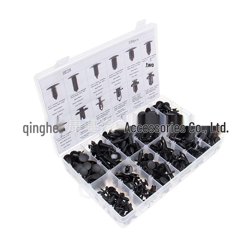 

330-Piece Boxed Snap Fasteners for Honda, Ford, Nissan, Chrysler & Universal Cars Kangji