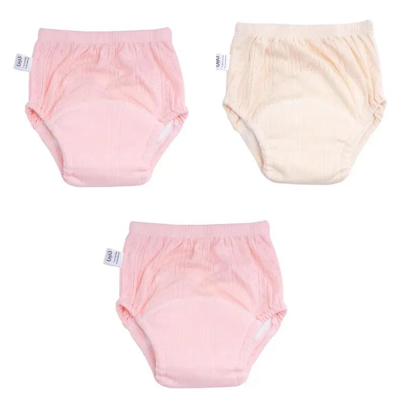 3 PEZZI/LOTE Colori Caramella Pantaloncini da Allenamento per Neonato Shorts Estivi per Bambino Pannolini di Stoffa Lavabili per Maschio e Femmina Pannolini Riutilizzabili Mutandine per Lattante