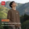Hodo Men's Cloud Comfort Pure Cotton Long Sleeve T-Shirt