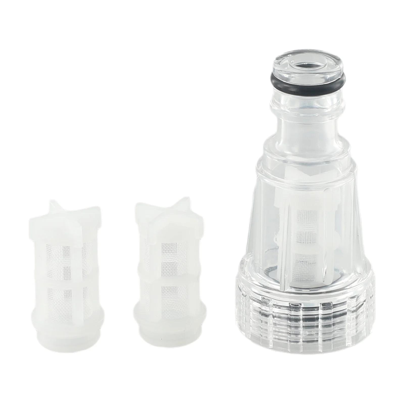 

1pcs High Pressure Connection Filter+2pcs Nets Car Washing Machine Water Filter Connection For Karcher K2-K7 Series Washers